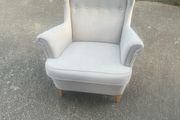 Beautiful wing back arm chair. Perfect condition