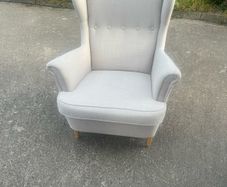 Beautiful wing back arm chair. Perfect condition