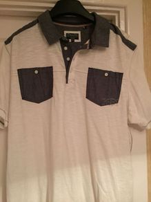Mens lovely spring polo shirt next xxl