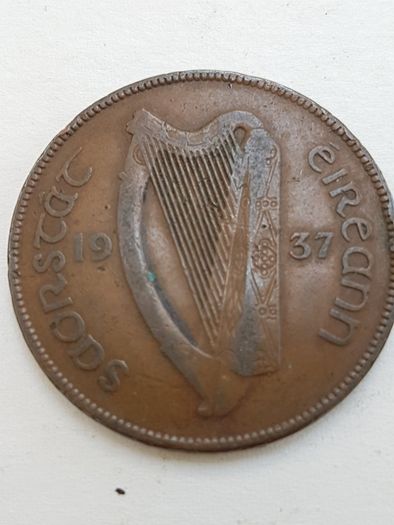 1930's 1d Pingin (Penny) Coins x 5