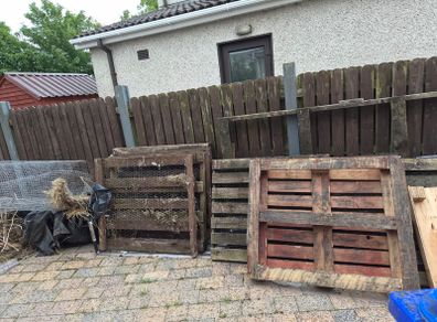Wooden diy compsoter/chicken house