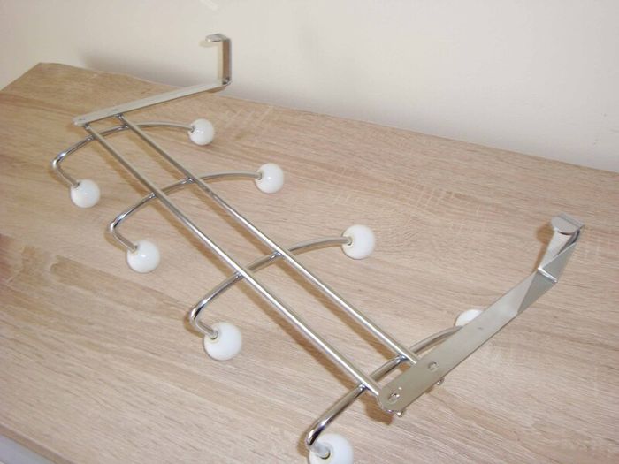 QUICK SALE Chrome overdoor hooks