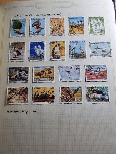 Stamp album 153 Botswana, Lesotho