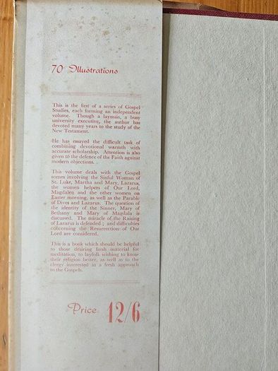 The Family At Bethany. By Alfred O' Rahilly. President of Cork University. First Edition 1949 Hardback With Dustjacket In Good Condition.  See Photos For Same.