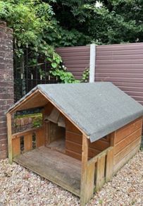 Dog Kennel With Veranda