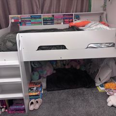 High sleeper bed and Emma single mattress