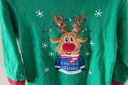Green Rudolph 'Santa's Coming' christmas top 12-18m