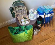 Complete Family Camping & Picnic Set (Includes IKEA Kalas & Cooler)