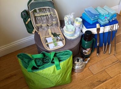 Complete Family Camping & Picnic Set (Includes IKEA Kalas & Cooler)