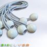 Large white bungee ball ties, 30cm ( 10 pk ) Image 2