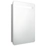 LED Bathroom Mirror Cabinet Concrete Grey 60x11x80 cm Image 4