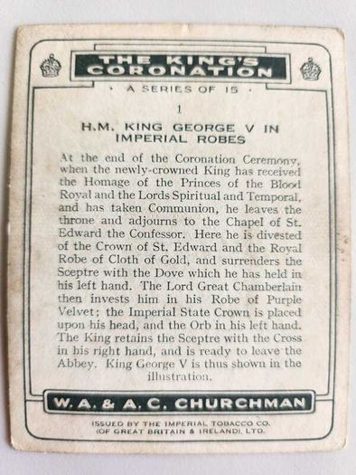 Churchman's Cigarette cards