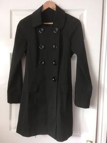 Black Mac Coat - F and F- Size 10 - New without tags
