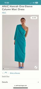 ANiic Hannah One Shoulder Maxi Dress UK 10 BNWT