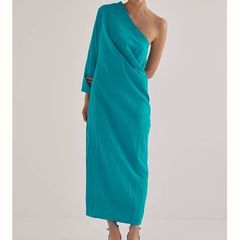 ANiic Hannah One Shoulder Maxi Dress UK 10 BNWT