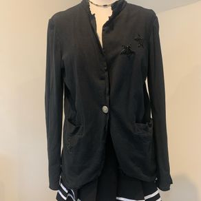 Black vintage style blazer