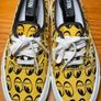 Vans OTW MoonEyes MoonEquipped Authentic 44 DX Anaheim Factory Yellow/Black UK6 EUR39 Image 8