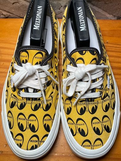 Vans OTW MoonEyes MoonEquipped Authentic 44 DX Anaheim Factory Yellow/Black UK6 EUR39