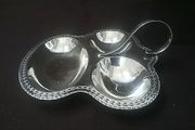 Antique Trefoil Serving Dish
