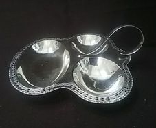 Antique Trefoil Serving Dish