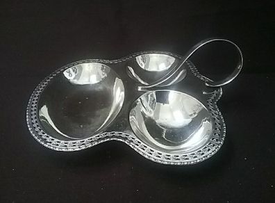 Antique Trefoil Serving Dish
