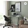 2 IKEA TILLSLAG black metal trestle legs Image 6