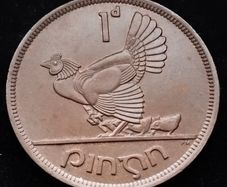 [#2648] - Ireland 1942 | Irish 1d | Irish 1 Penny | KM.11 | UNC