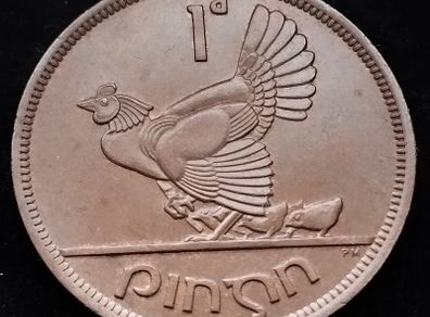 [#2648] - Ireland 1942 | Irish 1d | Irish 1 Penny | KM.11 | UNC