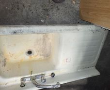 Cast Iron kitchen sink