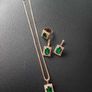 Emerald Green Costume Jewellery Sets Image 4