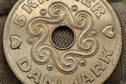 Denmark 2002 5 Kroner Coin