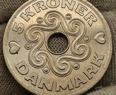 Denmark 2002 5 Kroner Coin