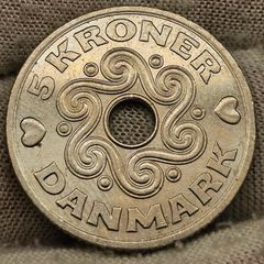 Denmark 2002 5 Kroner Coin