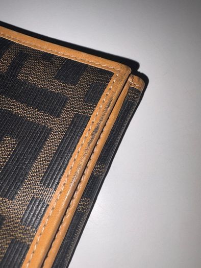Fendi Vintage Zucca FF Logo Long Wallet