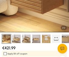 Floating bedside tables
