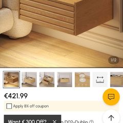 Floating bedside tables
