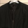 Missguided padded black bomber long line jacket coat size UK8 EU36 Postage included Image 2