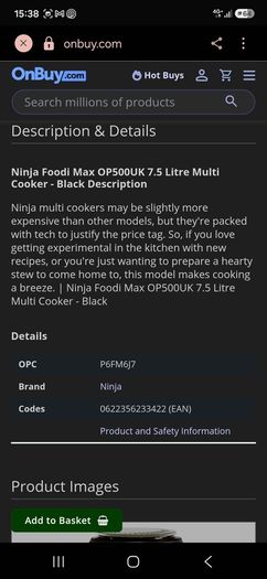 air fryer NINJA