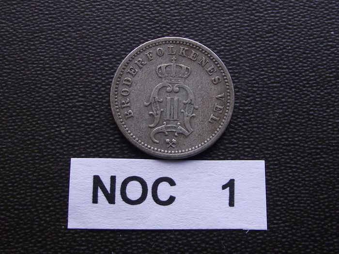 1898 Norway.  Silver 10 Ore