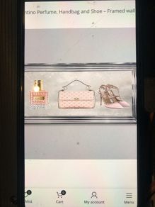 large mirrored wall art Valentino