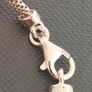 Sterling silver ladies mesh necklace Image 2