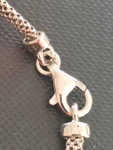 Sterling silver ladies mesh necklace