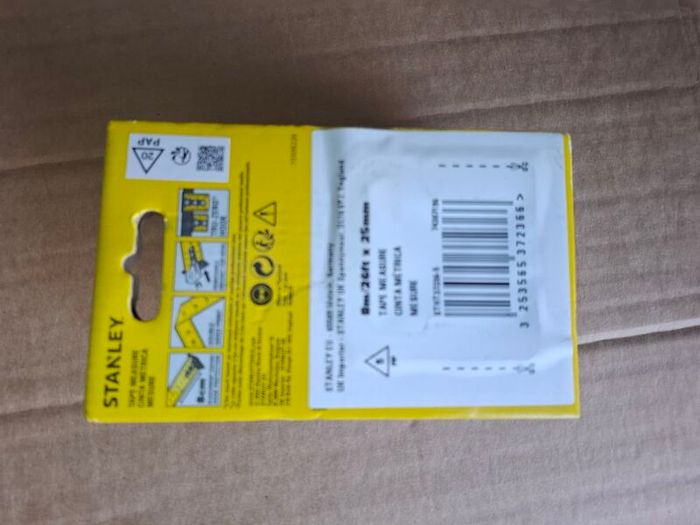 Stanley Control Lock 8M Tape Measure