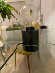 Ikea Markfrost table lamp with bulb