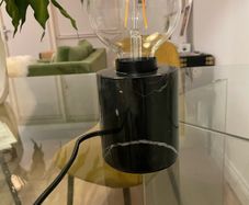 Ikea Markfrost table lamp with bulb