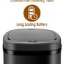 Stainless Steel Automatic Touchless Kitchen Bathroom Sensor Bin,Trash Can,Touch Bin (58LRound) Image 8