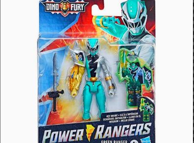 Power Rangers Dino Fury Green Ranger with Sprint Sleeve 15cm Action Figure