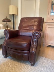 Two real leather (not bonded) recliner Chairs
