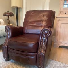 Two real leather (not bonded) recliner Chairs
