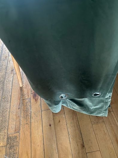 Lovely green curtains